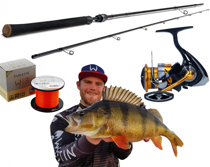 Daniel ''Mr Westin'' Nilsson' s Westin W3 DropShot 2nd 8' 5-28gr Combo - Daiwa Revros 2500 i gruppen Fiskeset / Pro Staff & Kändisarnas Combos hos Örebro Fiske & Outdoor AB (Dannes DropShot Revros)